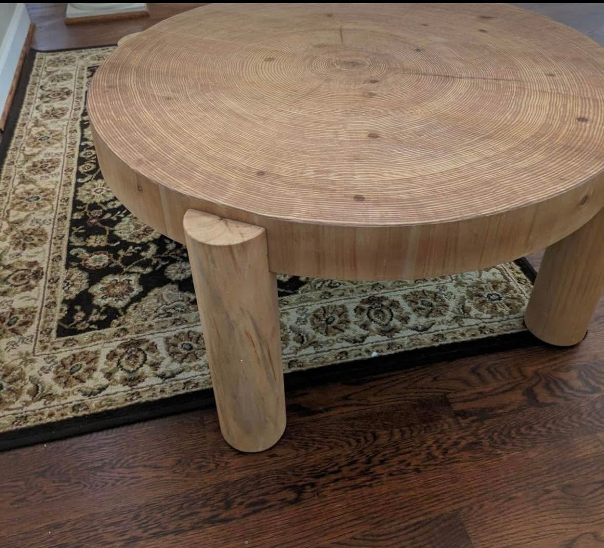 Round Wooden Coffee Table
