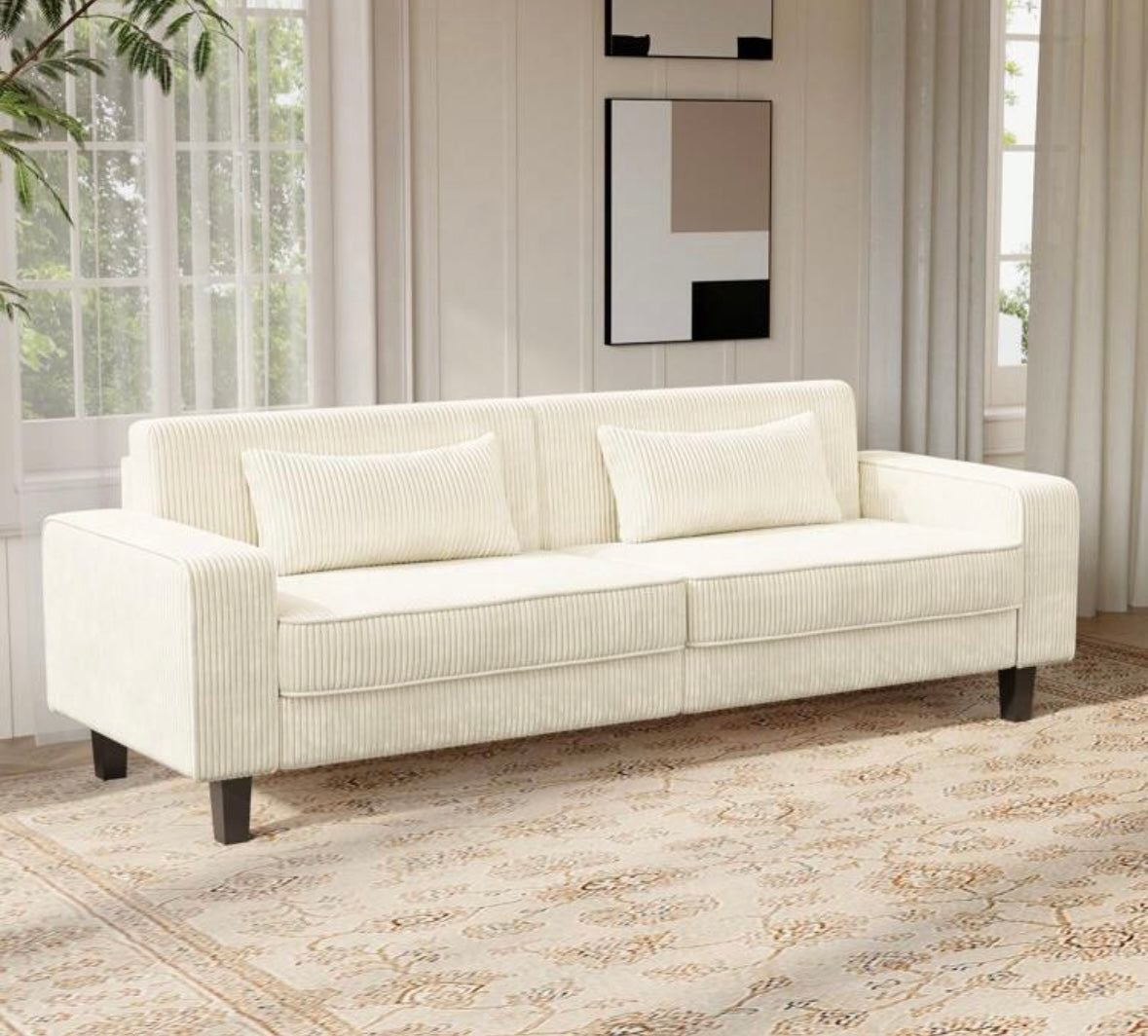 Modern Corduroy Sofa