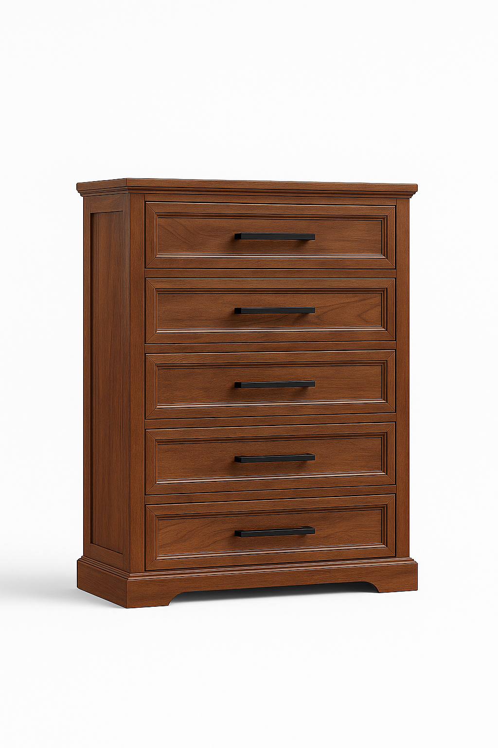 Wooden 5-Drawer Dressers – Available in Brown, White, Gray & More