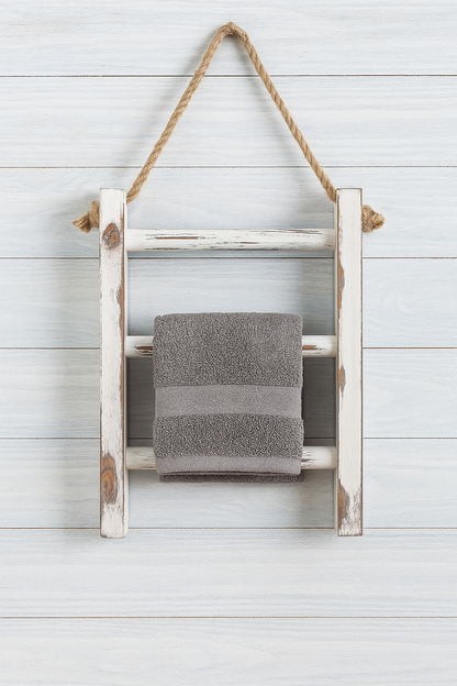Mini Hanging Rustic Wooden Ladder Shelves