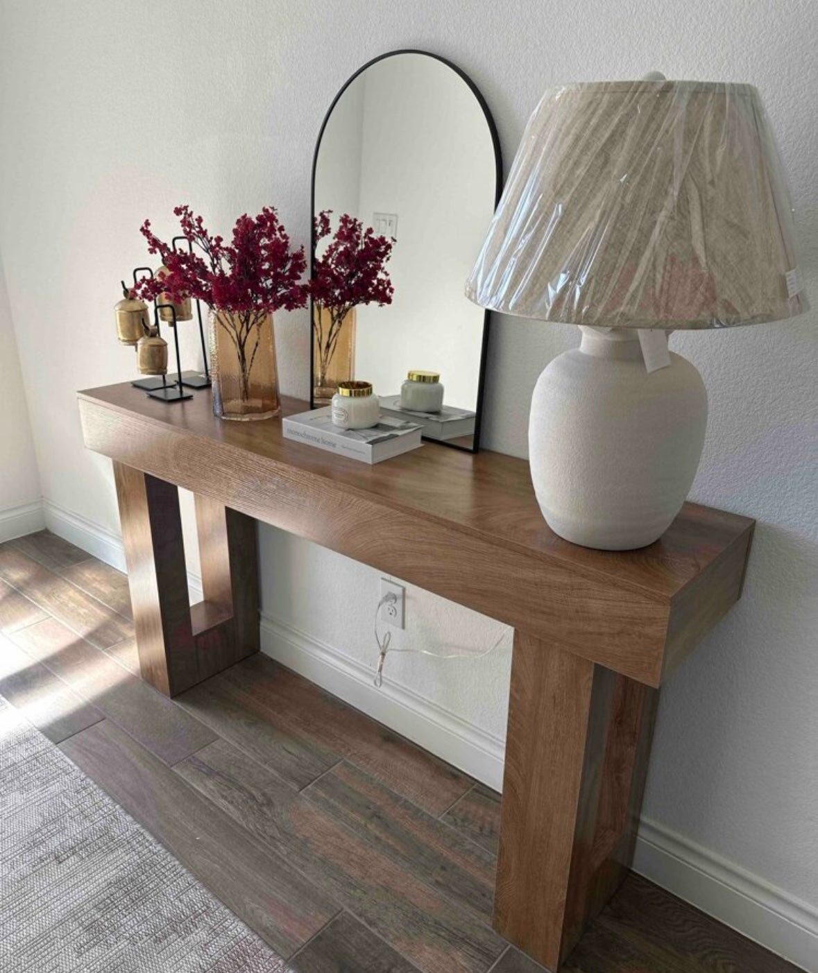 63 inch console table