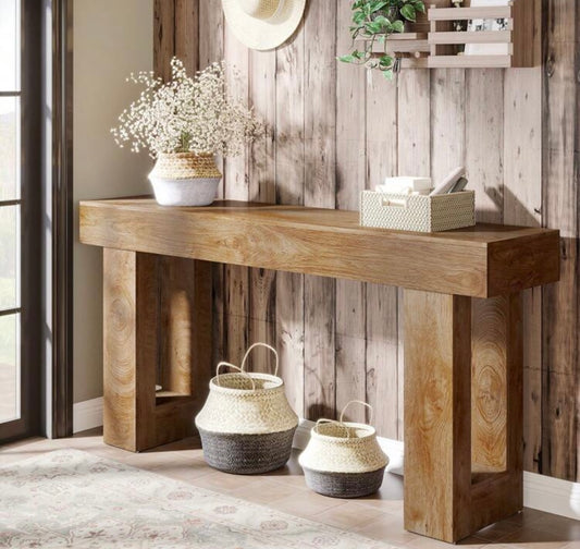 63 inch console table