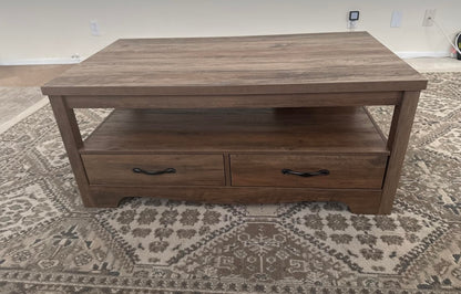 Farmhouse Coffee Table with Storage