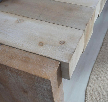 71” Rustic Wooden Console Table