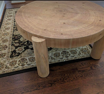Round Wooden Coffee Table