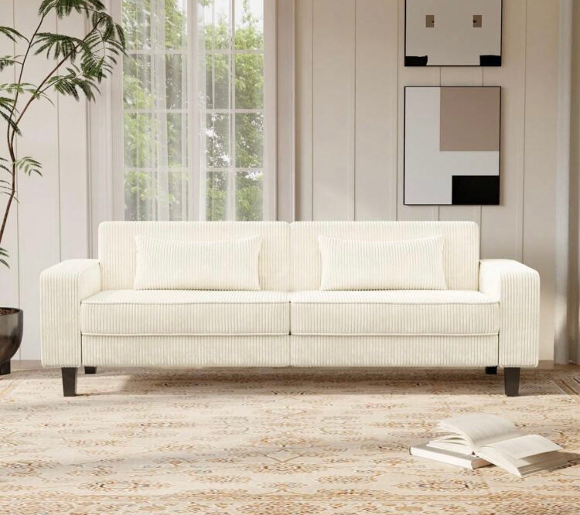 Modern Corduroy Sofa