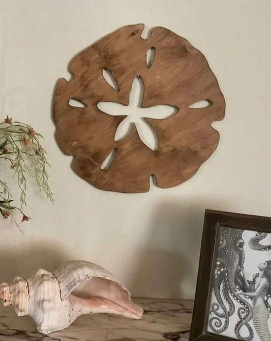 Wooden Seashell Decor