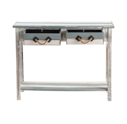 42.5'' Solid Wood Top Console Table