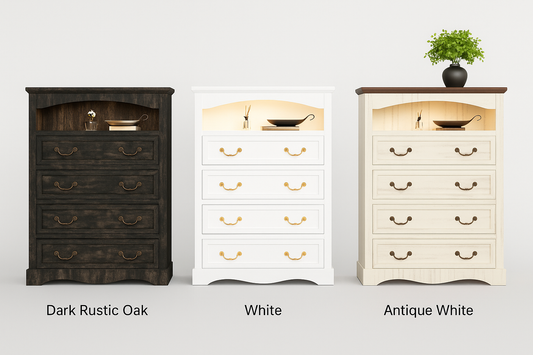 Vintage 5 drawer dresser