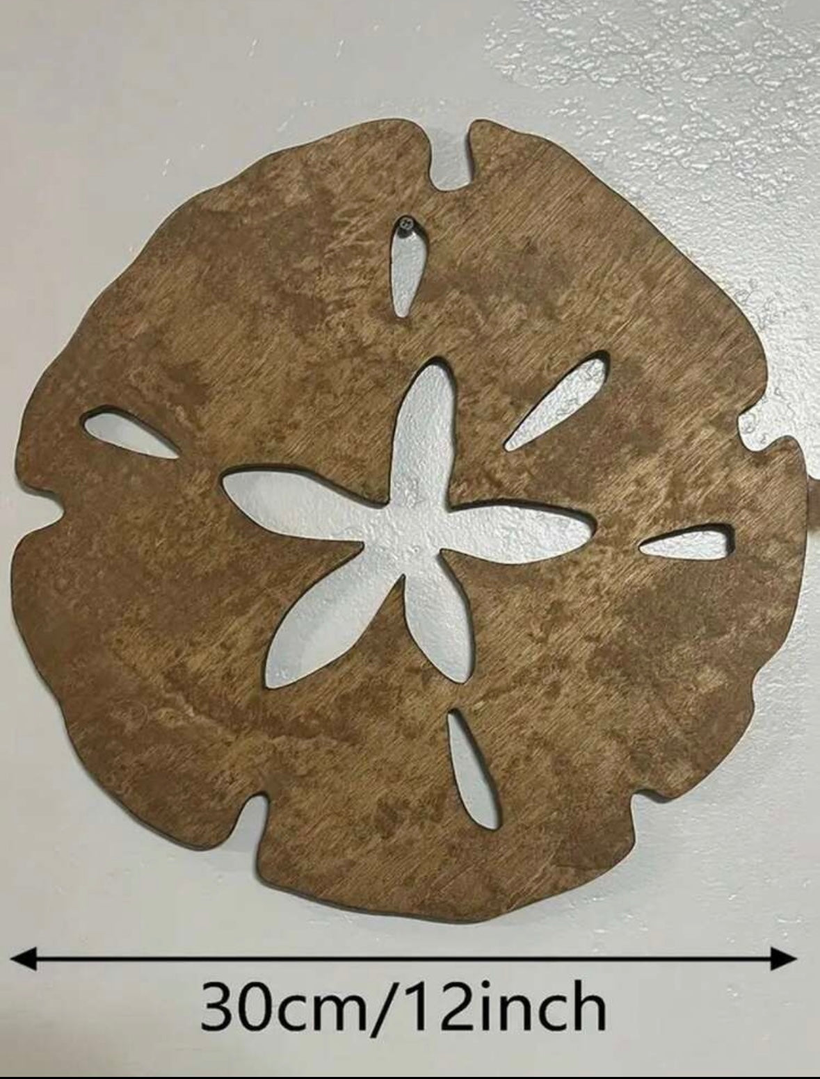 Wooden Seashell Decor