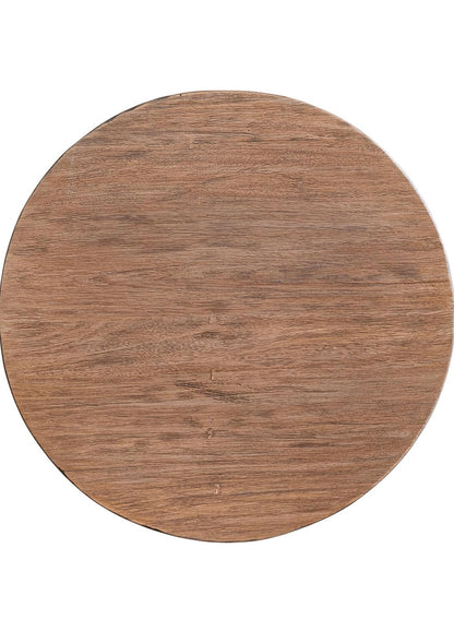 Solid Wood Round Side Table