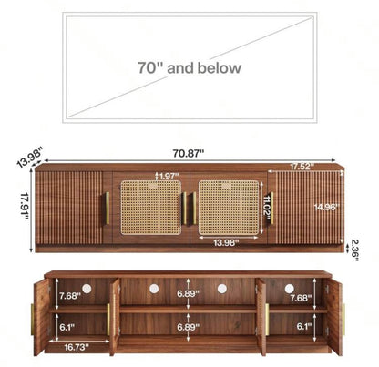70.9" TV Stand for Living Room